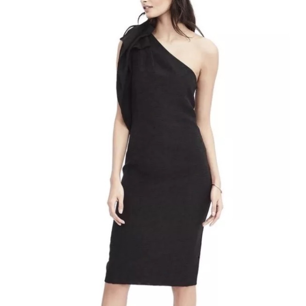 Banana Republic one shoulder dress
